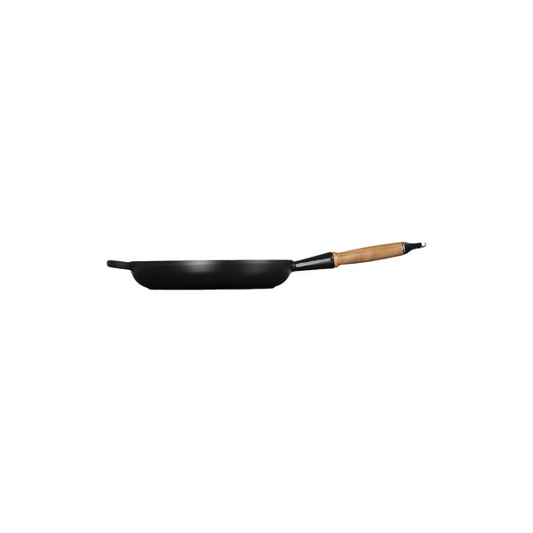 SIgnature st&oslash;pejern stekepanne med treh&aring;ndtak &Oslash; 28 cm, matte black, Le Creuset