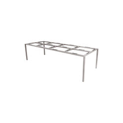Pure spisebordunderstel 280x100 cm, taupe/aluminium, Cane-line