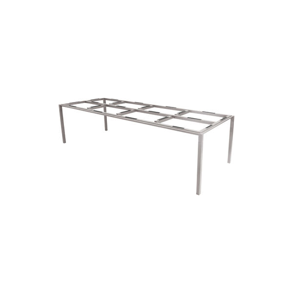 Pure spisebordunderstel 280x100 cm, taupe/aluminium, Cane-line