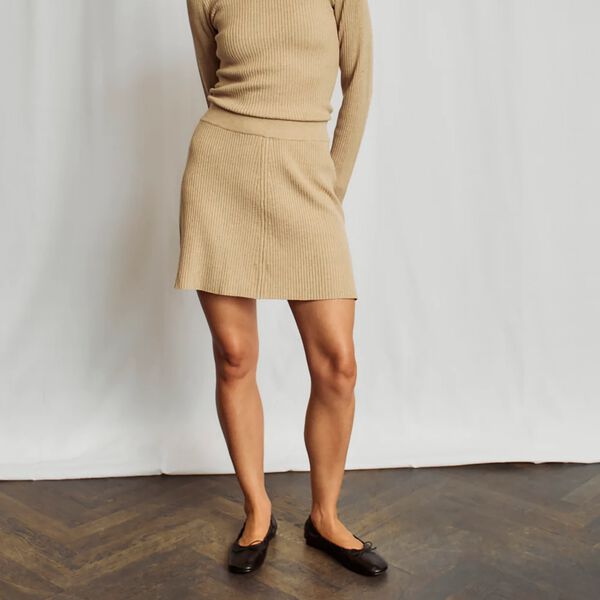 BS Lorena Skirt, sand BS Lorena Skirt, sand, Bruun & Stengade