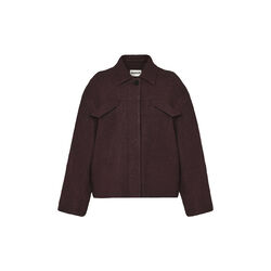 Tyra jacket, seal brown, Minimum