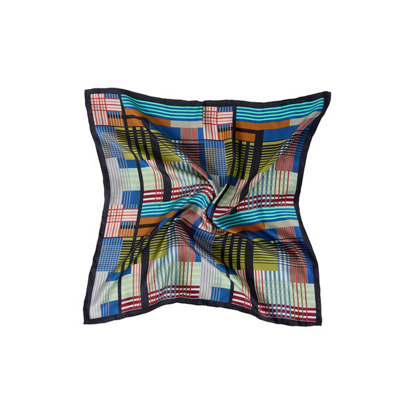 LINEWORK skjerf, lime/blå LINEWORK skjerf, lime/blå, Bella Ballou