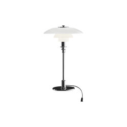 PH 3/2 Table Lamp, high lustre chrome plated, Louis Poulsen