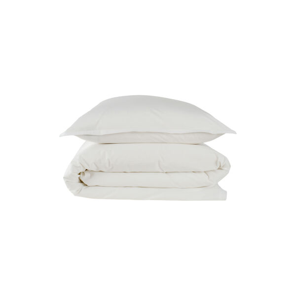 Stone Washed putetrekk, hvit, Geismars Væverier