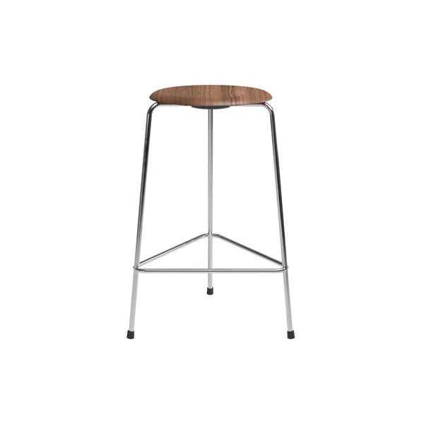 Hight Dot&trade; counterstol, lacquered walnut, Fritz Hansen