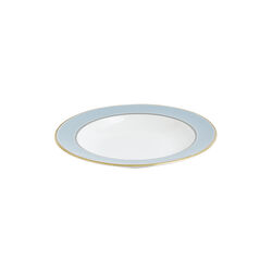 HELIA Rim Soup, hvit og turkis/gull, Wedgwood