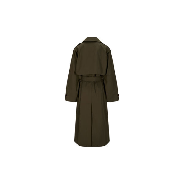 Aberdeen Trench Coat, armygrønn Aberdeen Trench Coat, armygrønn, Katrin Uri