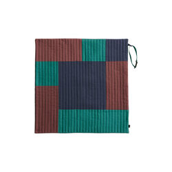 HAY Dogs Travel Blanket | Burgundy/Green/Blue | Reiseteppe  til hund, HAY