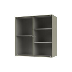 RIPPLE II Vitrine Cabinet, 144 fennel, Montana Furniture