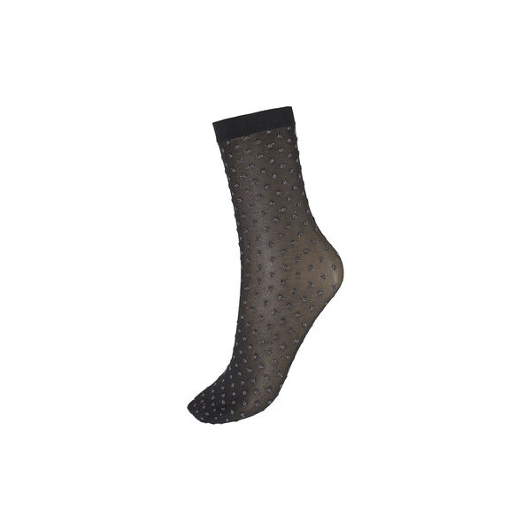 Shimmer Dots Socks | black/silver, Wolford
