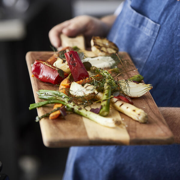 Serveringsbrett, brun, HOLM