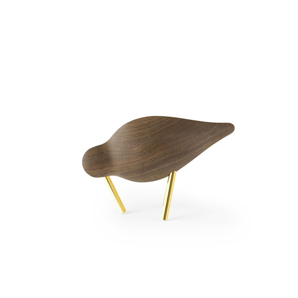 Shorebird small, walnut/brass Shorebird small, walnut/brass, Normann Copenhagen