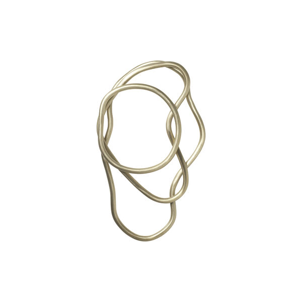 Pond bordskånere, messing Pond bordskånere, messing, Ferm Living