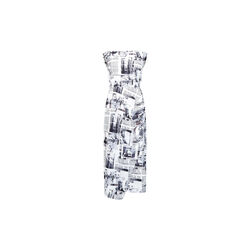 ATLANTIS DORI CREPE DRESS, black/white, French Connection