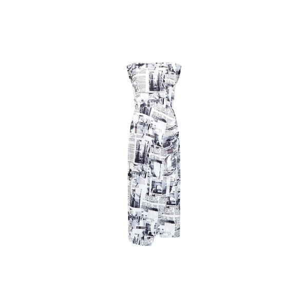 ATLANTIS DORI CREPE DRESS, black/white, French Connection