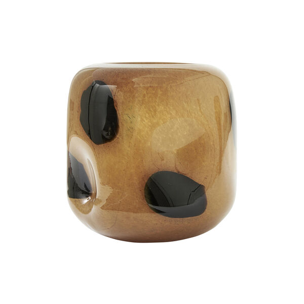 Plume S vase, brown, Jakobsdals