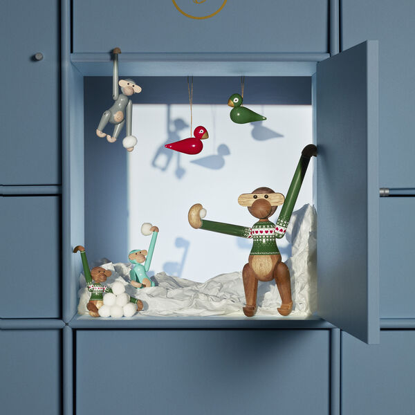 Ape med julegenser 2025 Mini, grønn, Kay Bojesen Denmark