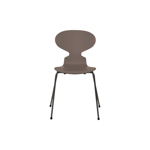Myren&trade; 3101 lakkert stol, deep clay/warm graphite, Fritz Hansen