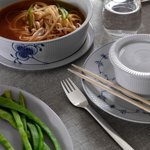 Bl&aring; Mega Riflet sk&aring;l med l&aring;g 145 cl, Royal Copenhagen