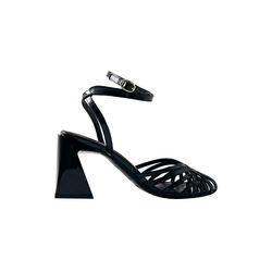 Jessa Onix sandaler i skinn, svart, ALOHAS