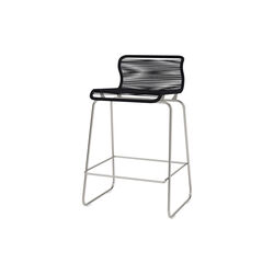 Panton One Kitchen barstol, paper black/steel, Montana Furniture