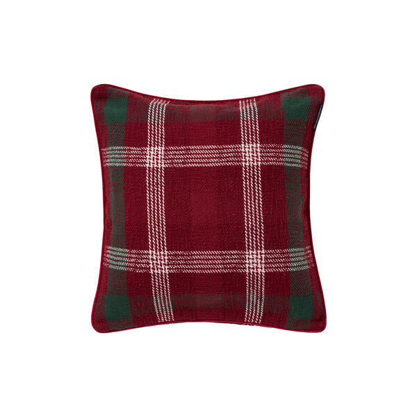 Checked putetrekk, red/green/white Checked putetrekk, red/green/white, Lexington