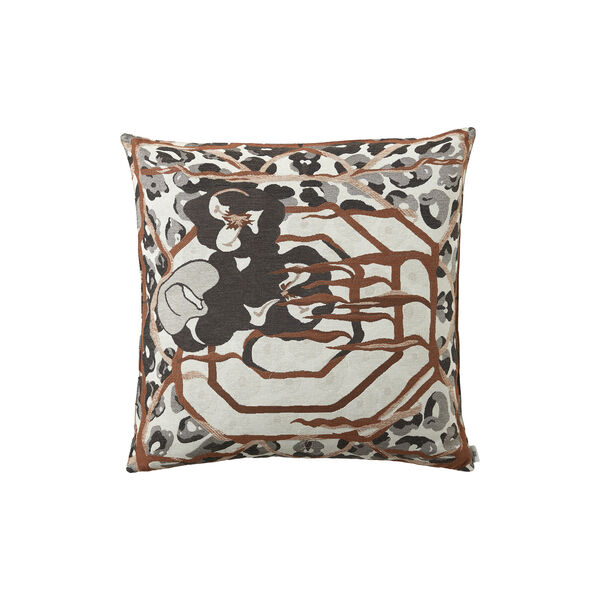 Frida flora pute 60x60, rust/brown, Kitty Sablu