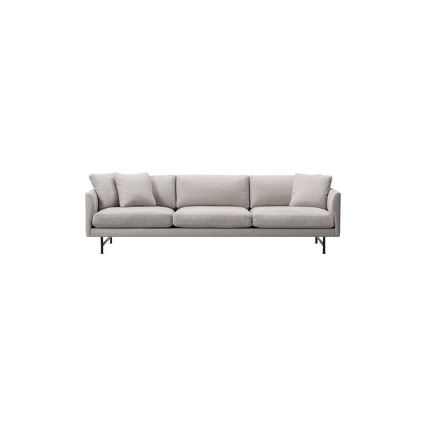 Calmo 3-seter sofa, beige/svart, Fredericia Furniture