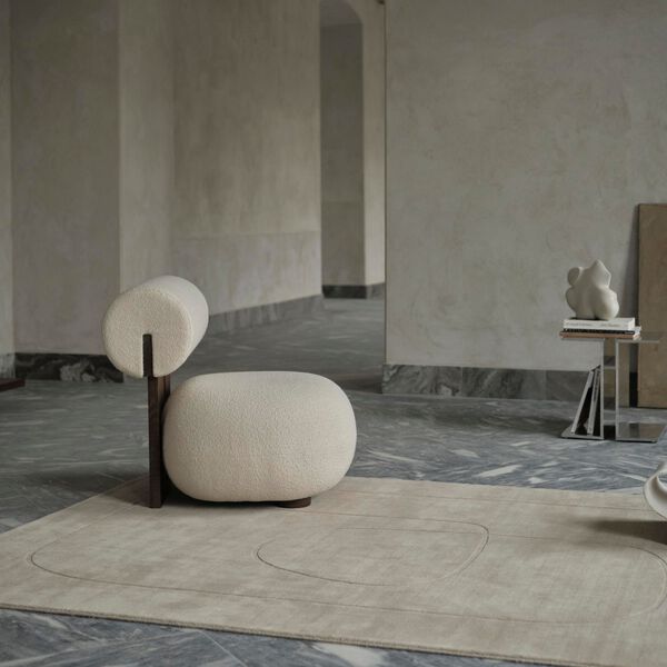 Cursive Expanse gulvteppe, beige, Linie Design