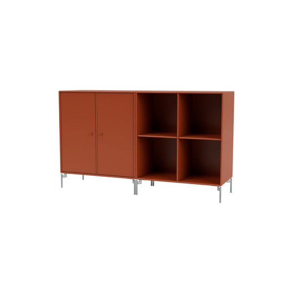 PAIR Classic bred skjenk med ben i krom, 162 hokkaido, Montana Furniture