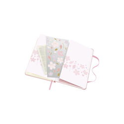 Sakura Hanafubuki Notebook blank, rosa, Moleskine