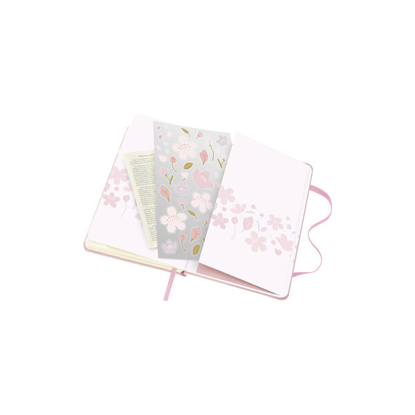 Sakura Hanafubuki Notebook blank, rosa, Moleskine