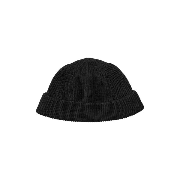 Wool Otto Beanie, black Wool Otto Beanie, black, Mads Nørgaard