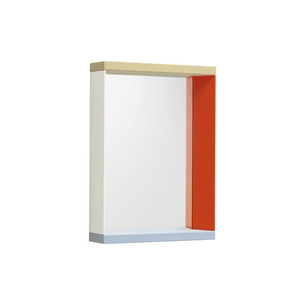 Colour Frame Mirror Small, blue/orange, Vitra 