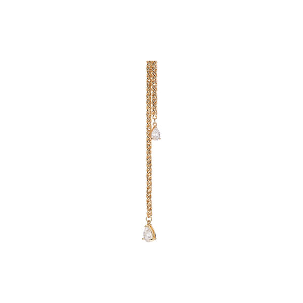 Soulmate Lariat Necklace, Crystal Haze