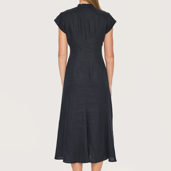 Airy linen kjole, black Airy linen kjole, black, BITTE KAI RAND