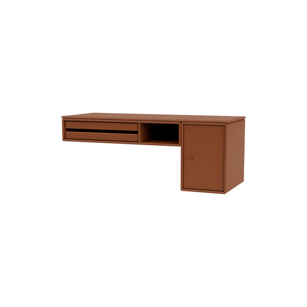 BUREAU skrivebord, 146 hazelnut, Montana Furniture