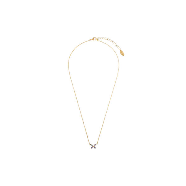 Lilac Crystal Butterfly halskjede, Orelia