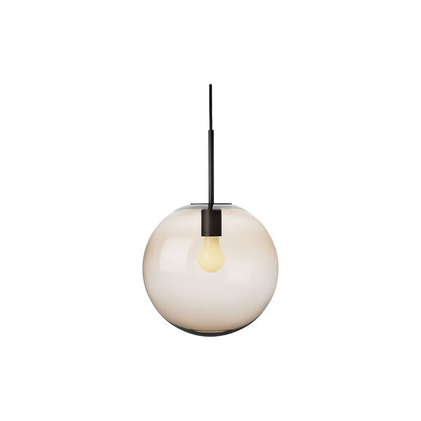 Taklampe 4014 30 cm, kakao, Hadeland Glassverk