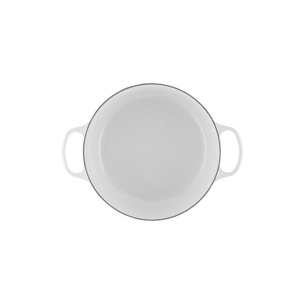 Signature st&oslash;pejern rund gryte &Oslash; 28 cm, white, Le Creuset