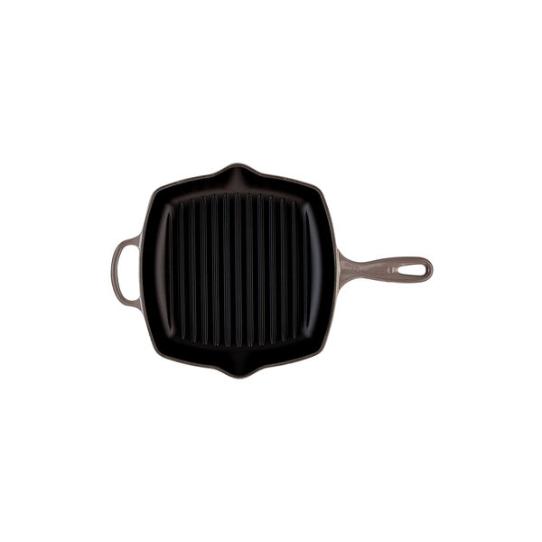 Signature kvadratisk grillpanne 26 cm, flint, Le Creuset