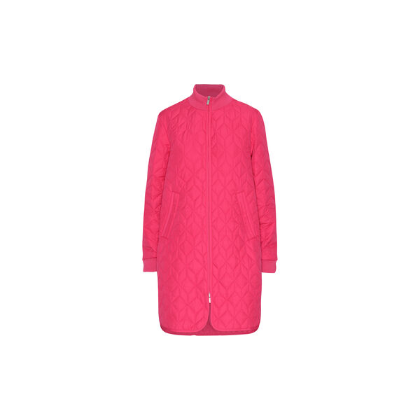 ART06 Padded Quilt Coat, magenta, Ilse Jacobsen Hornb&aelig;k