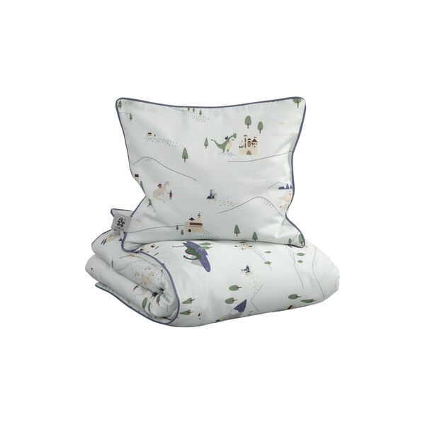 2-delt babysengesett, dragon tales, Sebra