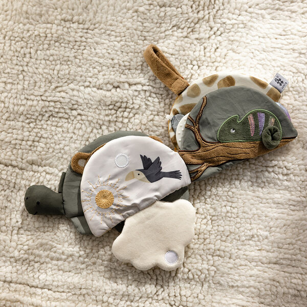 Turbo the Turtle Aktivitetsbok i stoff, Sebra