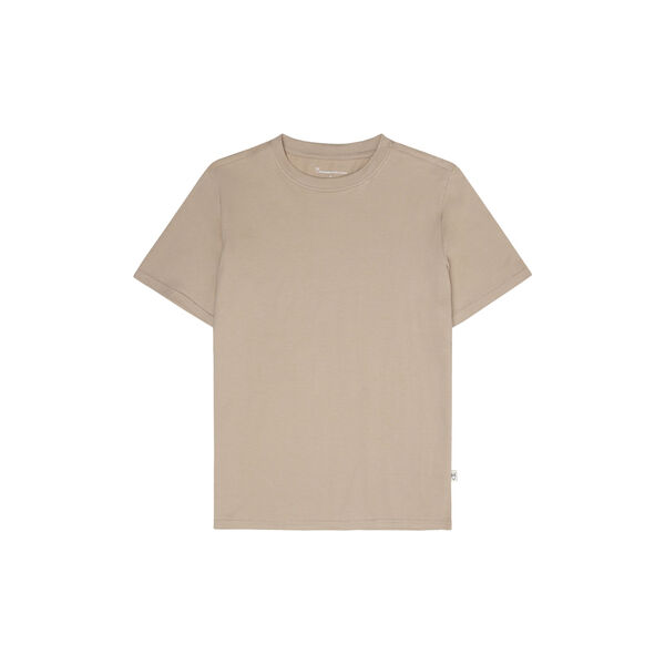 Basic pima cotton t-shirt - GOTS/Vegan, light feather gray, KnowledgeCotton Apparel 