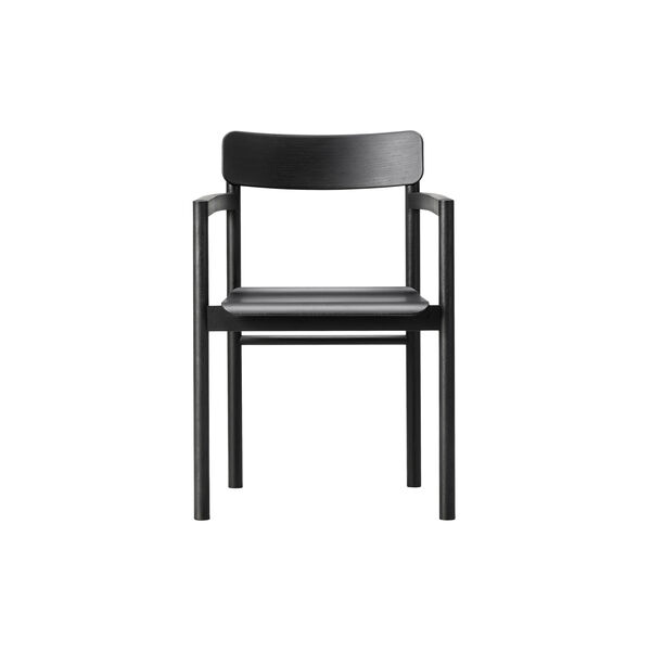 Post Chair, svart lakkert eik, Fredericia Furniture