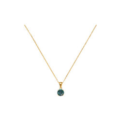 Lyra halskjede, bl&aring;, Hadeland Glassverk