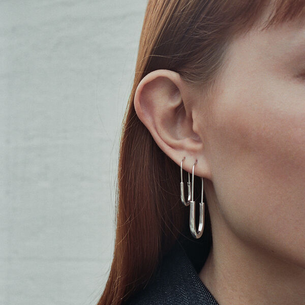 Chance Mini Earring, silver, Maria Black