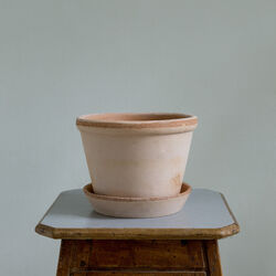 Parade RAW krukke med underfat, rosa, Bergs Potter