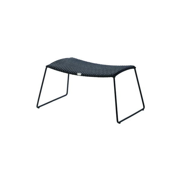 Breeze fotskammel, black, Cane-line